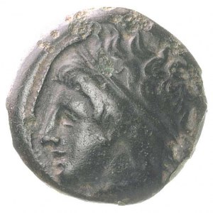 MACEDONIA, Filip II 359-336 pne, AE-18, Aw: Głowa Apoll...