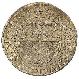 grosz 1540, Elbląg, na awersie napis PRVSS