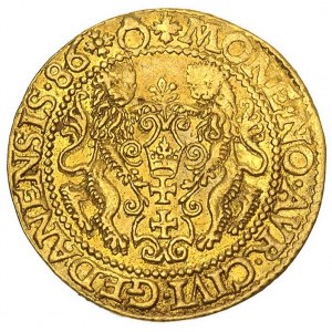 dukat 1586, Gdańsk, H-Cz. 770 (R), Kaleniecki s. 64-67,...