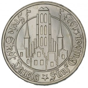 5 guldenów 1923, Utrecht, Kościół Marii Panny, Parchimo...