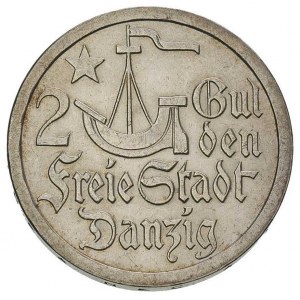 2 guldeny 1923, Utrecht, Koga, Parchimowicz 63 b, monet...