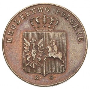 3 grosze 1831, Warszawa, bardzo rzadki wariant- łapy Or...
