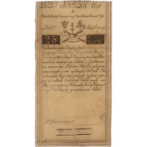 25 złotych 8.06.1794, seria B, Miłczak A3