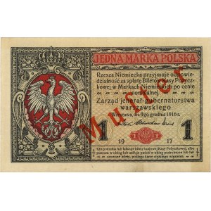 1 marka polska 9.12.1916, \jenerał, MUSTER