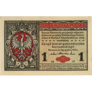 1 marka polska 9.12.1916, \jenerał, seria A
