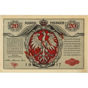 20 marek polskich 9.12.1916, \jenerał, MUSTER