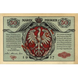 50 marek polskich 9.12.1916, \jenerał, MUSTER