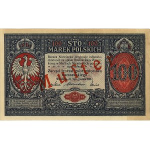 100 marek polskich 9.12.1916, \jenerał, MUSTER