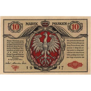 10 marek polskich 9.12.1916, \Generał, \biletów, Miłcz...