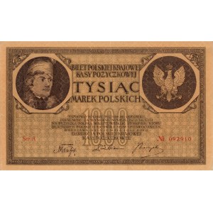 1.000 marek polskich 17.05.1919, seria A, fałszerstwo z...