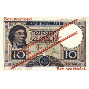 10 złotych 15.07.1924, III EM.A, WZÓR, Miłczak 58b, wyś...