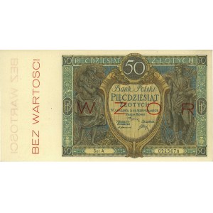 50 złotych 28.08.1925, seria A, WZÓR, Miłczak 62a