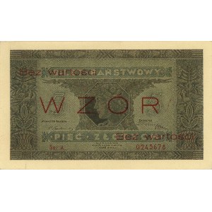 5 złotych 25.10.1926, WZÓR, Miłczak 65