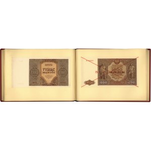 album NBP z 31 banknotami od 1944 do 1965 roku, przykle...