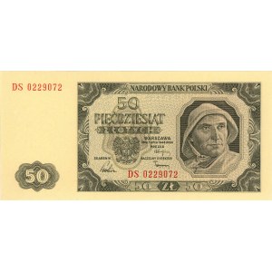 50 złotych 1.07.1948, seria DS, Miłczak 138h