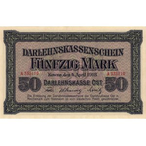 50 marek 4.04.1918, Kowno, Miłczak K6