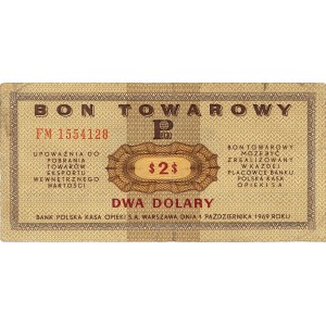 2 dolary 1.10.1969, seria FM i 1 dolar 1.10.1969, seria...