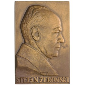 Stefan Żeromski- plakieta autorstwa j. Aumillera 1926 r...