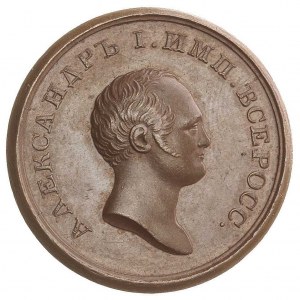 Aleksander I, medal nagrodowy \Za Bezinteresowność, Aw:...