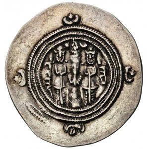 PERSJA-Sasanidzi- Khusru II 590-627, dirhem- Darabgard,...