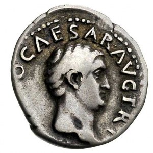 Othon 69 denar, Aw: Popiersie w prawo i napis O CAESAR ...