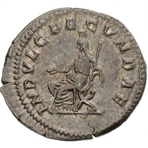 Karakalla 198-217, denar, Aw: Popiersie w wieńcu w praw...