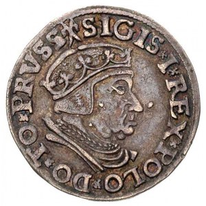 trojak 1537, Gdańsk, odmiana napisów PRVSS / GEDANEN, T...