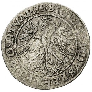 grosz 1535, Wilno, cyfry daty daleko od herbu Kolumny, ...