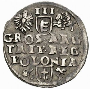 zestaw trojaków 1586, Poznań, odmiana z dużą cyfrą 6 (2...