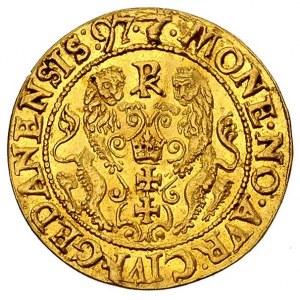 dukat 1597, Gdańsk, H-Cz. 1062 R2, Kaleniecki s. 160, F...