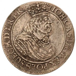 ort 1662, Gdańsk, T. 2, moneta bita skorodowanym stempl...