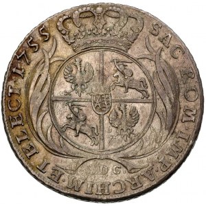 talar 1755, Lipsk, Schnee 1037.e.3, Dav. 1617, lekko zł...