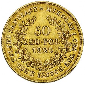 50 złotych 1829, Warszawa, Plage 10, Bitkin 978 R1, Fr....