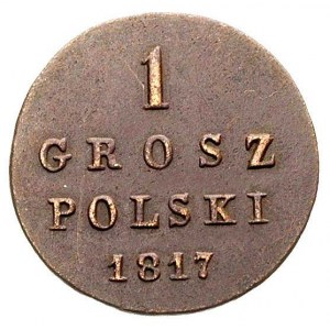 1 grosz 1817, Warszawa, Plage 201, Bitkin 883