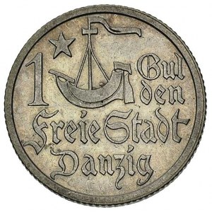1 gulden 1923, Utrecht, Koga, Parchimowicz 61 a, ładne