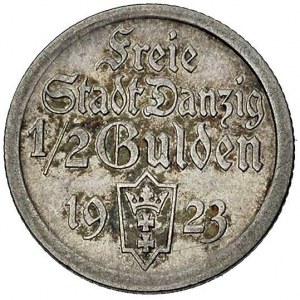 1/2 guldena 1923, Utrecht, Koga, Parchimowicz 59 a