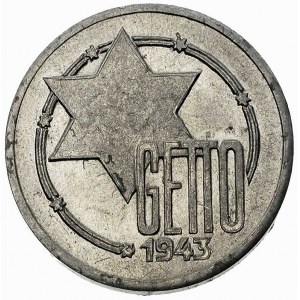 10 marek 1943, Łódź, grubość 2.1 mm, Parchimowicz 15 b,...