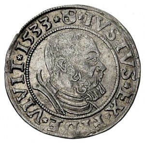 grosz 1533, Królewiec, Bahr. 1132, Neumann 45
