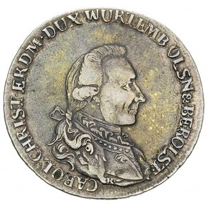 talar 1785, Wrocław, odmiana z literą K pod popiersiem,...