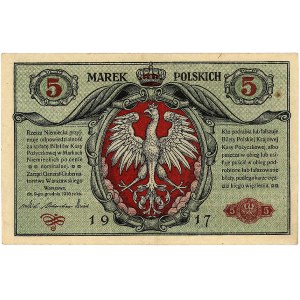 5 marek polskich 9.12.1916, \Generał, \Biletów, Miłcza...