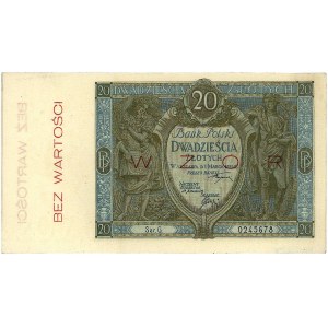 20 złotych 1.03.1926, seria G, WZÓR, Miłczak 63a