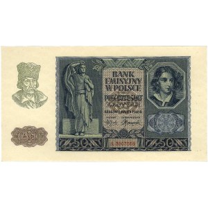 50 złotych 1.03.1940, seria A, Miłczak 96