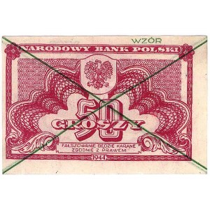 50 groszy 1944, WZÓR, Miłczak 104a