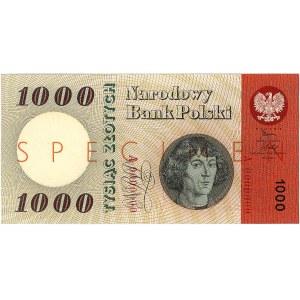 1000 złotych 29.10.1965, seria A 0000000 / 0001311, SPE...