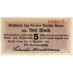 Wałcz powiat (Kreis-Deutsch Krone)- 5, 10, 20 marek, Ge...