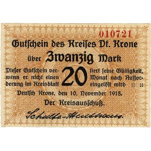 Wałcz powiat (Kreis-Deutsch Krone)- 5, 10, 20 marek, Ge...