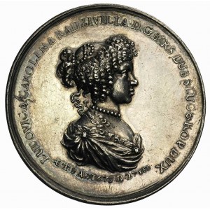 Ludwika Karolina Radziwiłłówna- medal autorstwa Jana Hö...