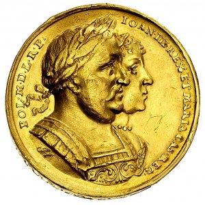 Jan III Sobieski i Maria Kazimiera-medal autorstwa Jana...