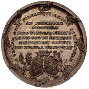 śmierć Marii Amalii Mniszech z domu Brühl 1772 r., Aw: ...