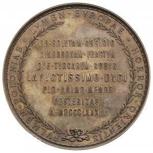 Jan III Sobieski- medal autorstwa J. Tautenhayna wybity...